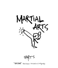 스포츠 포스터 / 손으로 그린 스포츠 그림