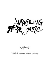 스포츠 포스터 / 손으로 그린 스포츠 그림