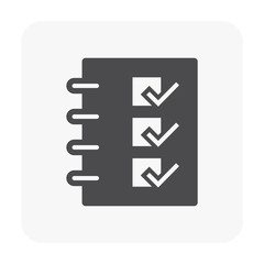 checklist icon black