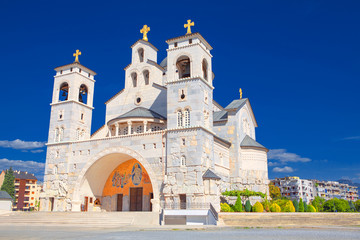 Fototapeta premium Cathedral of the Resurrection of Christ, Podgorica