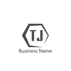 Initial Letter TJ Logo Template Design