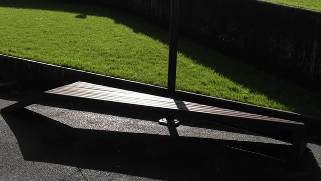 Modern stairs and benches 4K, UHD, 50p, Cinematic,Closeup, 