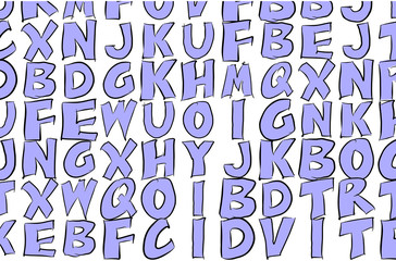 Background abstract alphabets letters. Art, type, drawing & web.