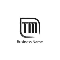 Initial Letter TM Logo Template Design