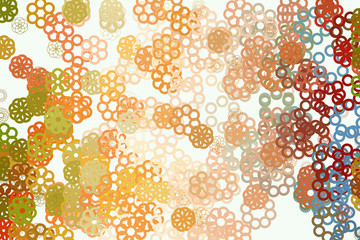 Geometric Conceptual background circles or ellipses for design. Illustration, messy, vector & web.