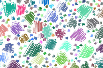 Abstract illustrations of pencil or pen lines Sketch, conceptual. Backdrop, graphic, shape & web.