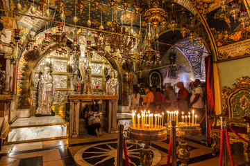 View of church of the Holy Sepulchre - obrazy, fototapety, plakaty