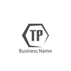 Initial Letter TP Logo Template Design