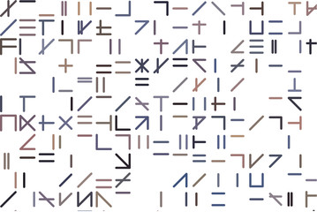 Illustrations of line or shape. Messy, background, design & digital.