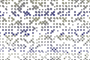 Decorative and artistic line or shape illustrations. Messy, color, generative & effect.