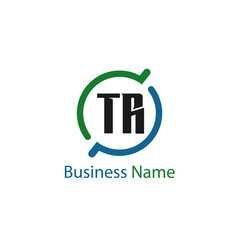 Initial Letter TR Logo Template Design