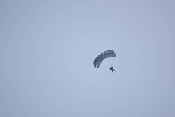 paraglider in the sky