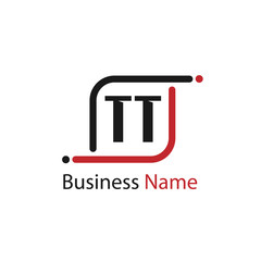 Initial Letter TT Logo Template Design