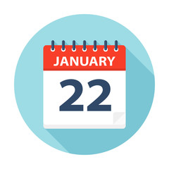 January 22 - Calendar Icon
