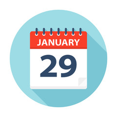 January 29 - Calendar Icon