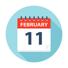 February 11 - Calendar Icon