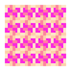 Pixel rosa sfondo texture astratto colorato mattonella mosaico stampa tessile concetto vettoriale