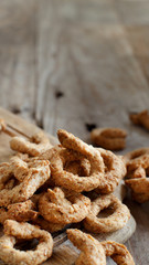 Taralli Traditional Italian snack from Puglia