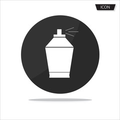 Spray icon vector isolated on white background.