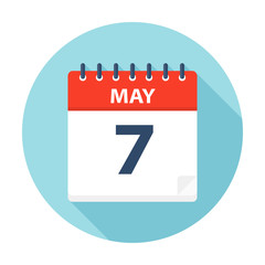 May 7 - Calendar Icon