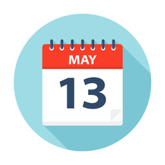 May 13 - Calendar Icon