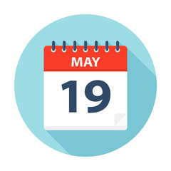 May 19 - Calendar Icon
