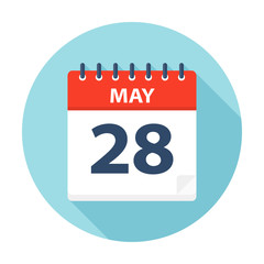 May 28 - Calendar Icon