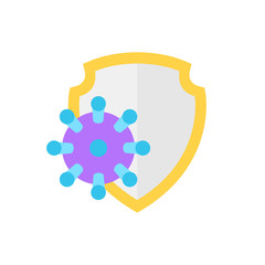 The virus and shield