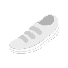 sneaker without laces. isometric style