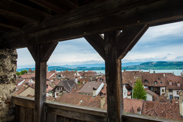 View of the city Murten
