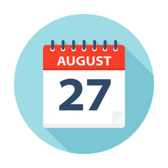 August 27 - Calendar Icon