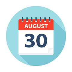August 30 - Calendar Icon