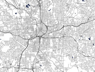 map of the city of Atlanta, USA - 224757514