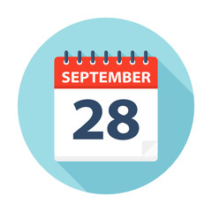 September 28 - Calendar Icon