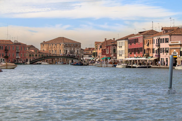 Old town of Murano island, Venice, Italy