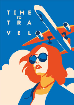 Time to Travel and Summer Holiday poster.