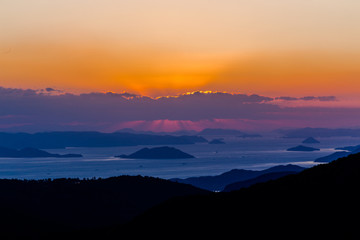 瀬戸の夕景