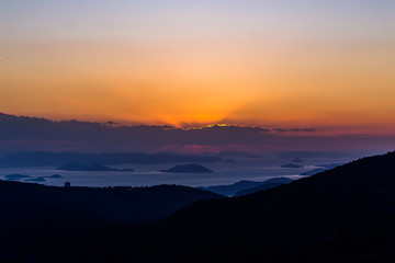 瀬戸の夕景