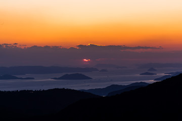 瀬戸の夕景