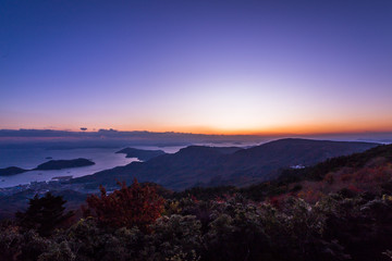 Obraz premium 瀬戸の夕景