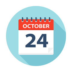 October 24 - Calendar Icon