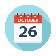 October 26 - Calendar Icon