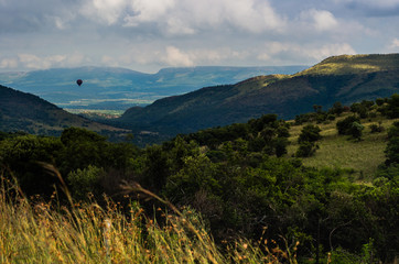 Balloon in the valley