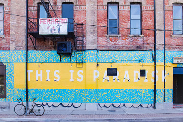 This is paradise street art