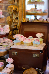 Cupcakes on display