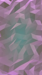 Fototapeta premium Abstract triangle geometrical purple background. Geometric origami style with gradient. 3D illustration