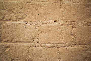 Texture of a brick painted wall.