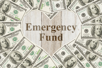 The love to have an emergency fund message