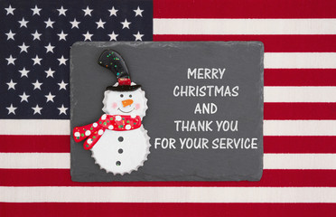 United States of America military holiday message