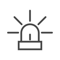 Flasher icon, Siren icon, Alarm siren